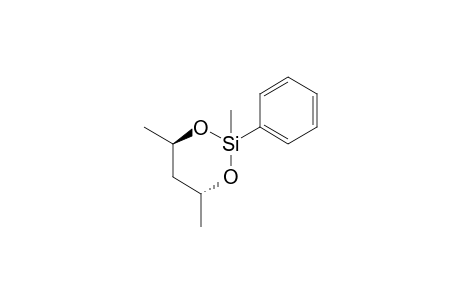 (4R,6R)-2,4,6-Trimethyl-2-phenyl-1,3-dioxa-2-silacyclohexane