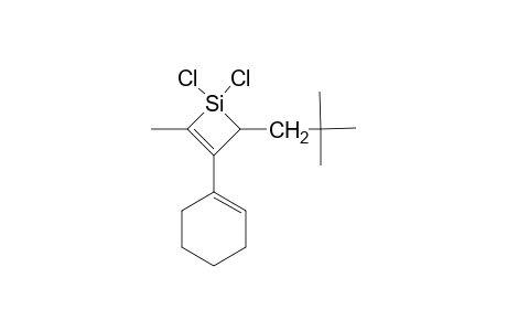 1,1-DICHLORO-2-METHYL-3-CYCLOHEX-1-ENYL-4-NEOPENTYL-1-SILACYCLOBUT-2-ENE