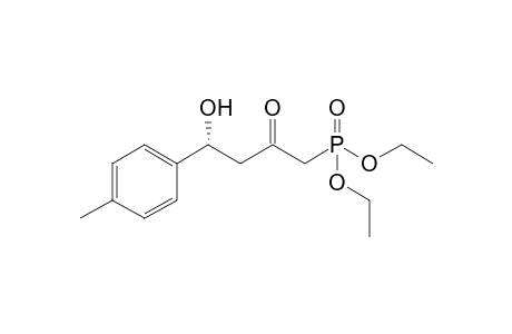 (4R)-Diethyl 4-hydroxy-2-oxo-4-(4-methylphenyl)butylphosphonate