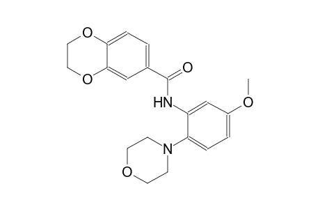 1,4-benzodioxin-6-carboxamide, 2,3-dihydro-N-[5-methoxy-2-(4-morpholinyl)phenyl]-