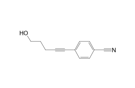 4-(5-Hydroxypent-1-ynyl)benzonitrile