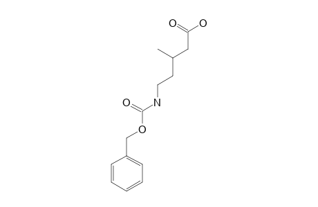 (R,S)-5-BENZYLOXYCARBONYLAMINO-3-METHYL-PENTANOIC-ACID