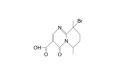 E-9-Brom-6,9-dimethyl-4-oxo-6,7,8,9-tetrahydro-4H-pyrido-U1,2-ae-pyrimidin-3-carbonsaeure