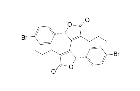 (S*,S*)-(+)-3,3'-Dipropyl-5,5'-di(4-bromophenyl)-5H,5'H-[4,4']bifuranyl-2,2'-dione
