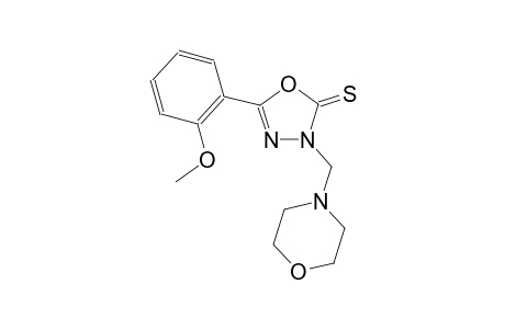 5-(2-Methoxy-phenyl)-3-morpholin-4-ylmethyl-3H-[1,3,4]oxadiazole-2-thione
