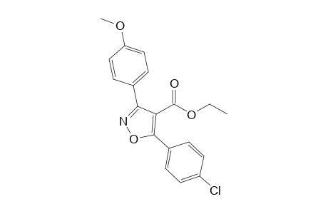 5-(4-Chlorophenyl)-3-(4-methoxyphenyl)-4-isoxazolecarboxylic acid ethyl ester