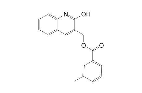 (2-hydroxy-3-quinolinyl)methyl 3-methylbenzoate