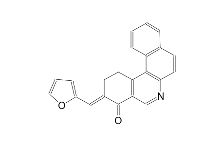 benzo[a]phenanthridin-4(1H)-one, 3-(2-furanylmethylene)-2,3-dihydro-, (3E)-