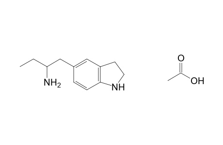 5-(2-aminobutyl)indoline, acetate(1:1)