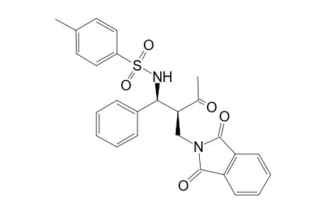 Erythro-N-(2-((1,3-dioxoisoindolin-2-yl)methyl)-3-oxo-1-phenylbutyl)-4-methylbenzenesulfonamide