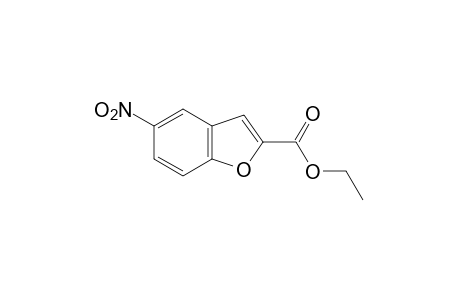 5-nitro-2-benzofurancarboxylic acid, ethyl ester