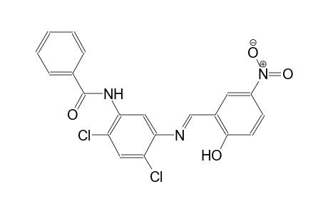 benzamide, N-[2,4-dichloro-5-[[(E)-(2-hydroxy-5-nitrophenyl)methylidene]amino]phenyl]-