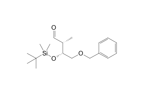 (2R,3R)-3-[tert-butyl(dimethyl)silyl]oxy-2-methyl-4-phenylmethoxy-butanal