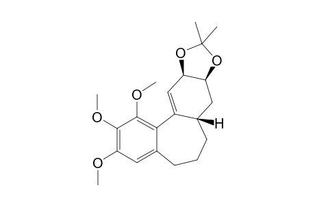 (7a.alpha.,8a.beta.,11a.beta.)-5,7,7a,8,8a,11a-Hexahydro-1,2,3-trimethoxy-10,10-dimethyl-6H-benzo[3,4]cyclohepta[1,2-f][1,3]benzodioxole