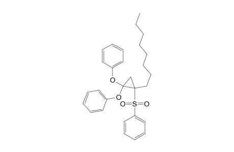 1-Octyl-2,2-diphenoxy-1-(phenylsulfonyl)cyclopropane
