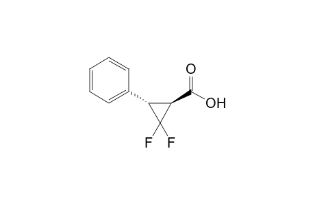 trans-2,2-Difluoro-3-phenylcyclopropanecarboxylic Acid