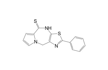 7-Phenyl-5H-thiazolo[5,4-e]pyrrolo[1,2-a]-(1,4)-diazepin-10(9H)-thione