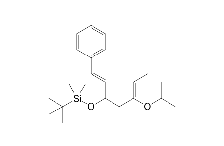 tert-butyl-dimethyl-[(1E,5Z)-1-phenyl-5-propan-2-yloxy-hepta-1,5-dien-3-yl]oxy-silane