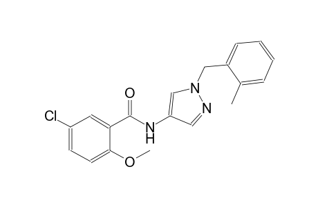 5-chloro-2-methoxy-N-[1-(2-methylbenzyl)-1H-pyrazol-4-yl]benzamide