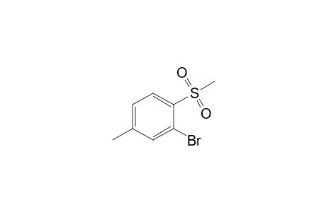 2-Bromo-4-methyl-1-(methylsulfonyl)benzene