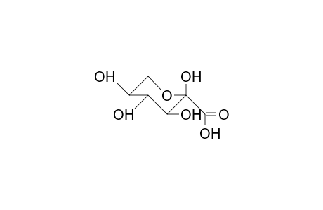 .beta.-L-Xylo-2-hexulopyranosonic acid