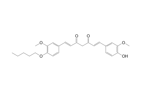 Mono-O-n-pentylcurcumin