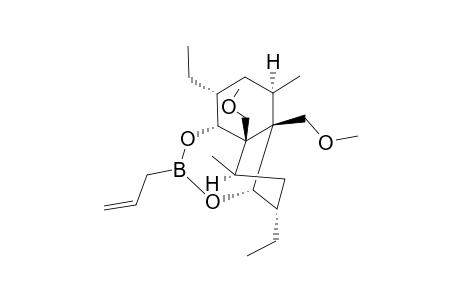 (1R,5R,6R,8R,9R,10R,11R,13R)-3-ALLYL-6,13-DIETHYL-9,10-BIS-METHOXYMETHYL-8,11-DIMETHYL-2,4-DIOXA-3-BORA-TRICYCLO-[7.4.0.0(5,10)]-TRIDECANE