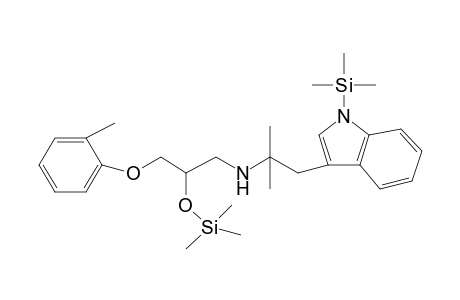 N-(1,1-Dimethyl-2-[1-(trimethylsilyl)-1H-indol-3-yl]ethyl)-3-(2-methylphenoxy)-2-[(trimethylsilyl)oxy]-1-propanamine