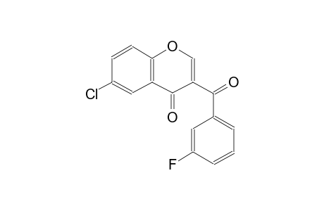 6-chloro-3-(3-fluorobenzoyl)-4H-chromen-4-one