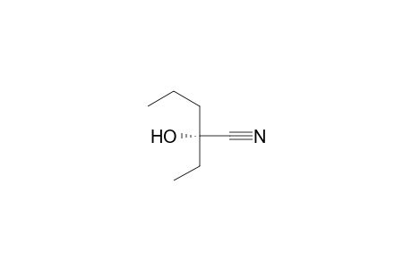 (2R)-2-ethyl-2-hydroxy-pentanenitrile