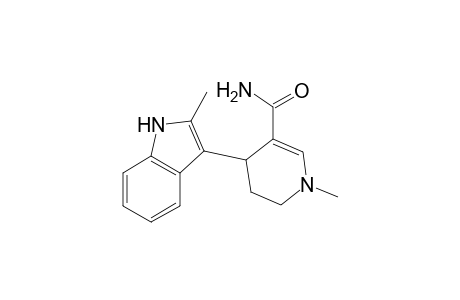 1-Methyl-4-(2-methyl-1H-indol-3-yl)-3,4-dihydro-2H-pyridine-5-carboxamide