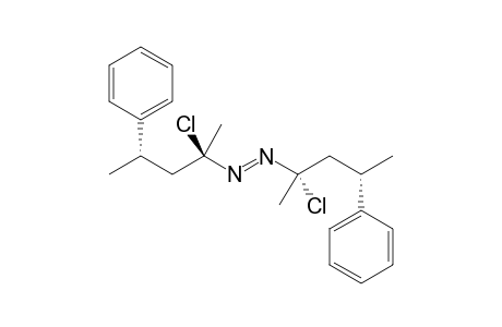 (2S,2'R,4S,4'S)-(+)-2,2'-dichloro-4,4'-diphenyl-2,2'-azopentane