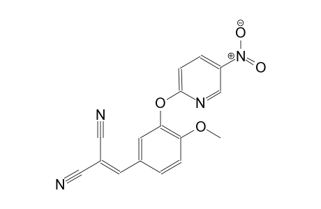 2-{4-methoxy-3-[(5-nitro-2-pyridinyl)oxy]benzylidene}malononitrile