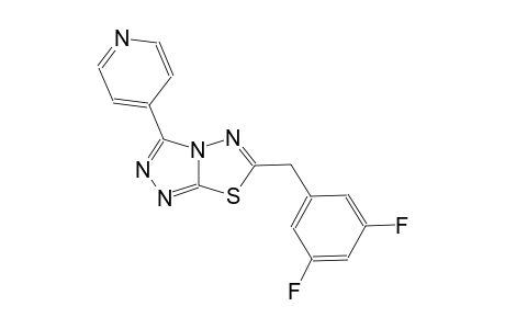 [1,2,4]triazolo[3,4-b][1,3,4]thiadiazole, 6-[(3,5-difluorophenyl)methyl]-3-(4-pyridinyl)-