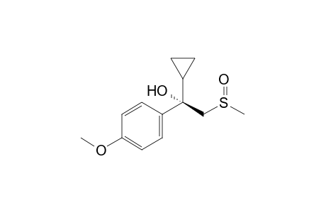 (R,S)-alpha-(p-methoxyphenyl)-alpha-[(methylsulfinyl)methyl]cyclopropanemethanol