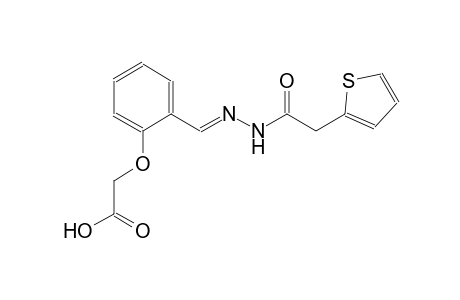 2-thiopheneacetic acid, 2-[(E)-[2-(carboxymethoxy)phenyl]methylidene]hydrazide