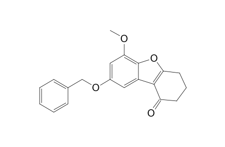 1(2H)-Dibenzofuranone, 3,4-dihydro-6-methoxy-8-(phenylmethoxy)-