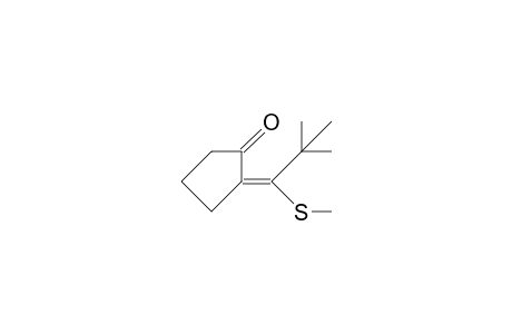 (E)-2-(1-Methylthio-2,2-dimethyl-propylidene)-cyclopentanone