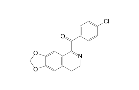 7,8-dihydro-1,3-dioxolo[4,5-g]isoquinolin-5-yl p-chlorophenyl ketone