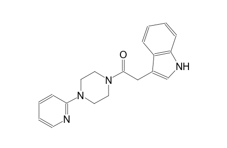 1H-indole, 3-[2-oxo-2-[4-(2-pyridinyl)-1-piperazinyl]ethyl]-