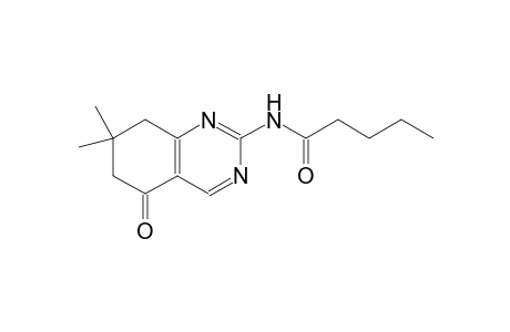 N-(7,7-dimethyl-5-oxo-5,6,7,8-tetrahydro-2-quinazolinyl)pentanamide