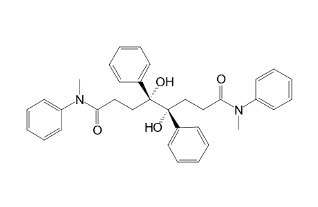(+-)-1,8-Di(N-methylanilino)-4,5-dihydroxy-4,5-diphenyloctane-1,8-dione