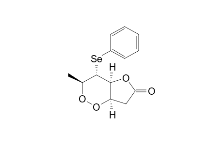 (+-)-(3S,4R,4aS,7aR)-4-Phenylselanyl-3-methyl-tetrahydro-furo[3,2-c][1,2]dioxin-6-one