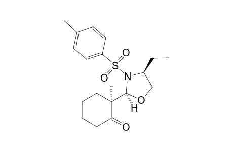 (2S)-2-[(2S,4S)-4-ethyl-3-(4-methylphenyl)sulfonyl-1,3-oxazolidin-2-yl]-2-methyl-cyclohexan-1-one