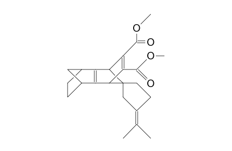 4',5'-Bis(methoxycarbonyl)-spiro(3-isopropylidene-cypentane-1,12'-exo-tetracyc(6.2.1.1/3,6/.0/2,7)dodeca-2(7),4-diene)