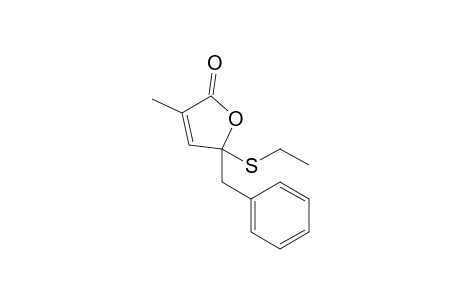 5-Benzyl-3-methyl-5-(ethylthio)-2(5H)-furanone