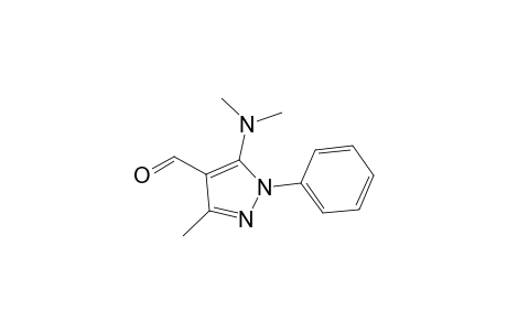 5-(dimethylamino)-3-methyl-1-phenyl-4-pyrazolecarboxaldehyde