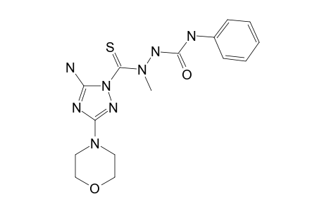 1-(5-AMINO-3-MORPHOLINO-1H-1,2,4-TRIAZOL-1-YL)-N-METHYL-N'-PHENYLCARBAMOYL-CARBOTHIOHYDRAZIDE