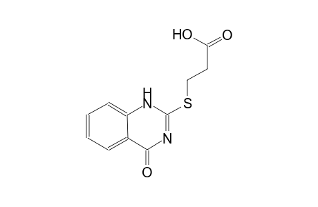 3-[(4-oxo-1,4-dihydro-2-quinazolinyl)sulfanyl]propanoic acid