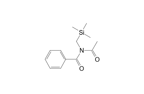 N-ethanoyl-N-(trimethylsilylmethyl)benzamide